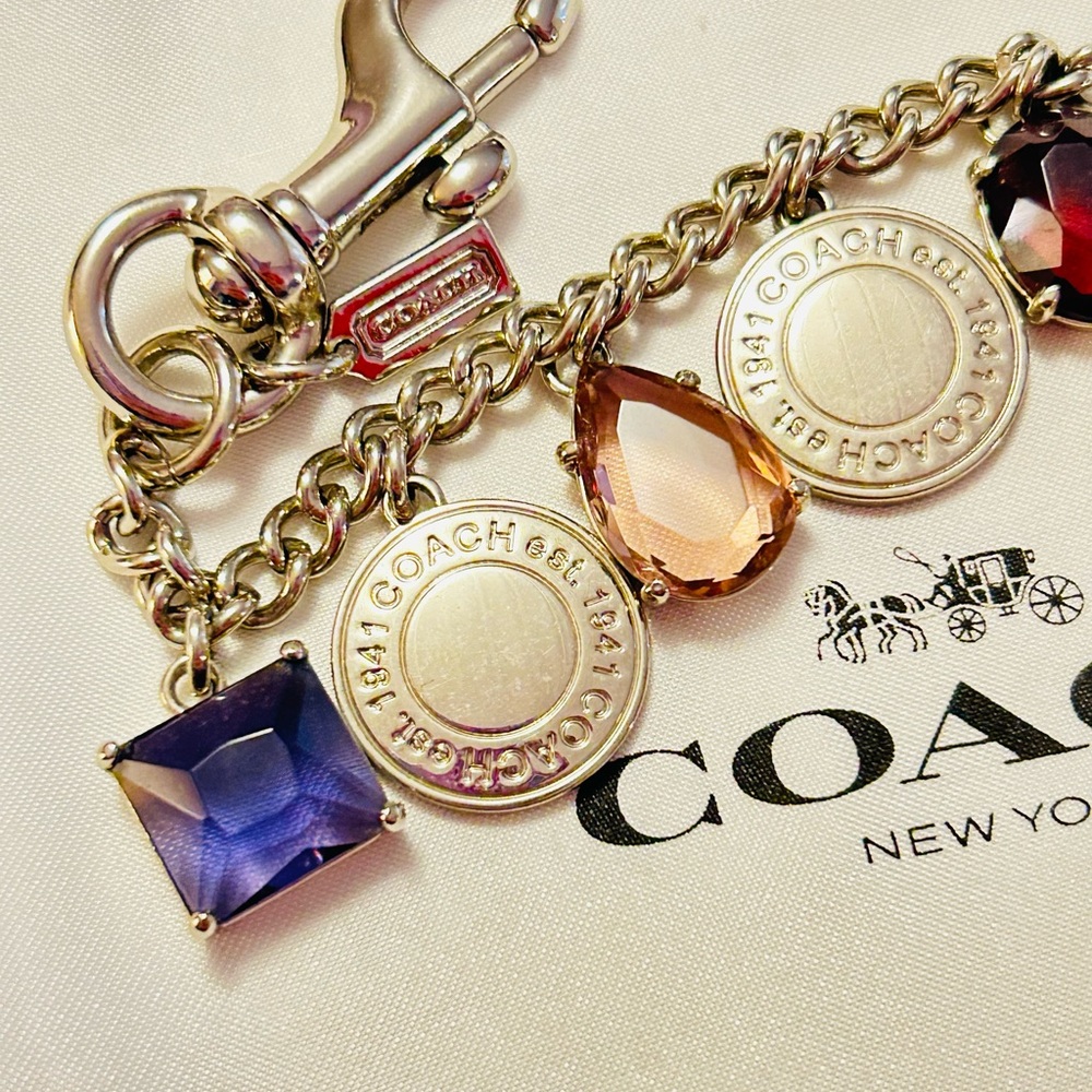 💰SOLD💰VERY RARE Coach 1941 Swag Bag Charm/ Keychain/ Bracelet - Picture 4 of 13